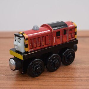 Salty Wooden Railway Thomas the Train Tank Engine Friends Red Yellow 200…